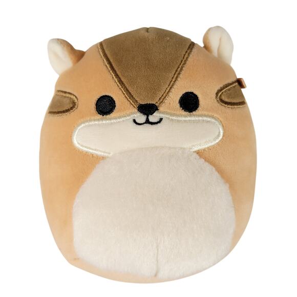 Squishmallows Chip Beaver Plush 5" Brown White Belly Kellytoy Jazwares Stuffie - Picture 1 of 12